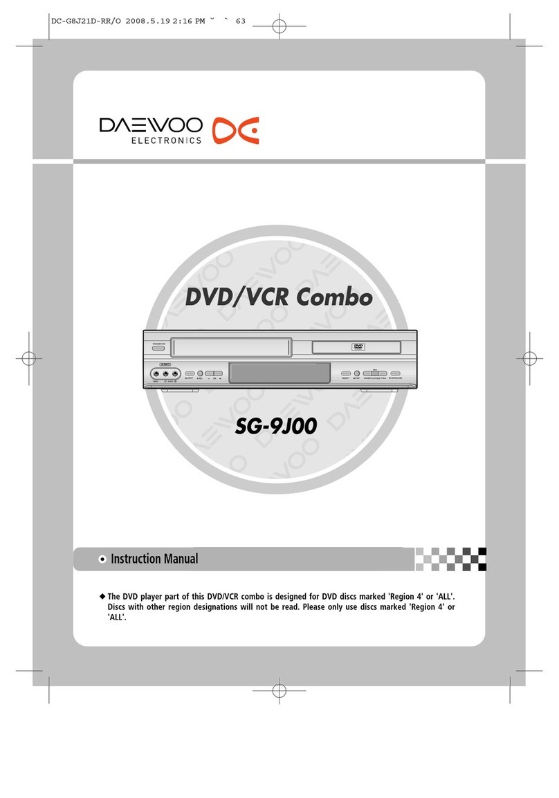 Daewoo SG-9J00 User manual Daewoo SG-9J00 User manual
