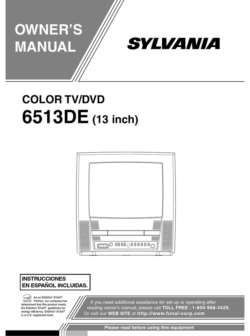 Sylvania 6513DE owner's manual