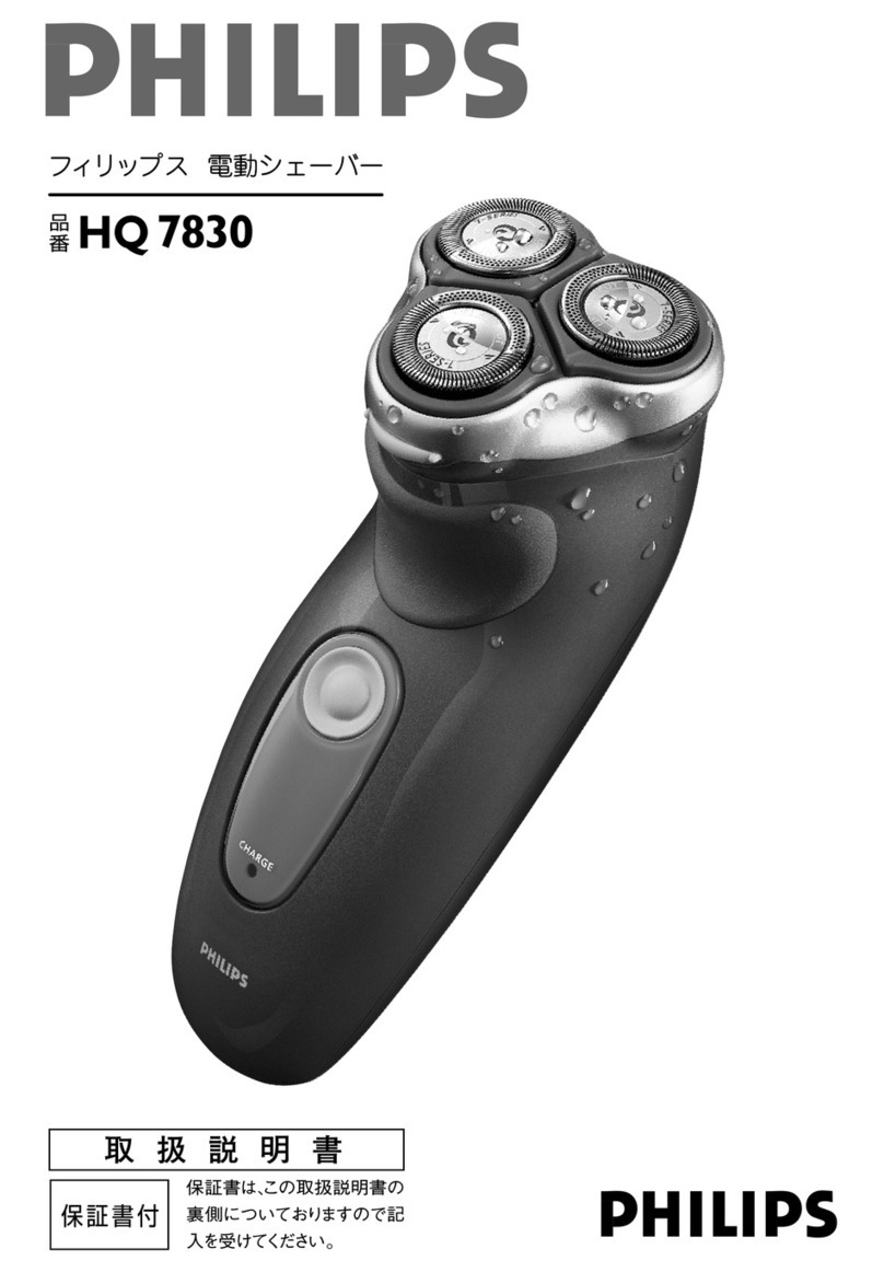 Philips HQ 7830 User manual