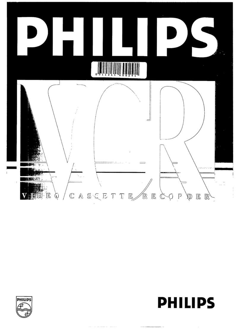 Philips VR 737 User manual