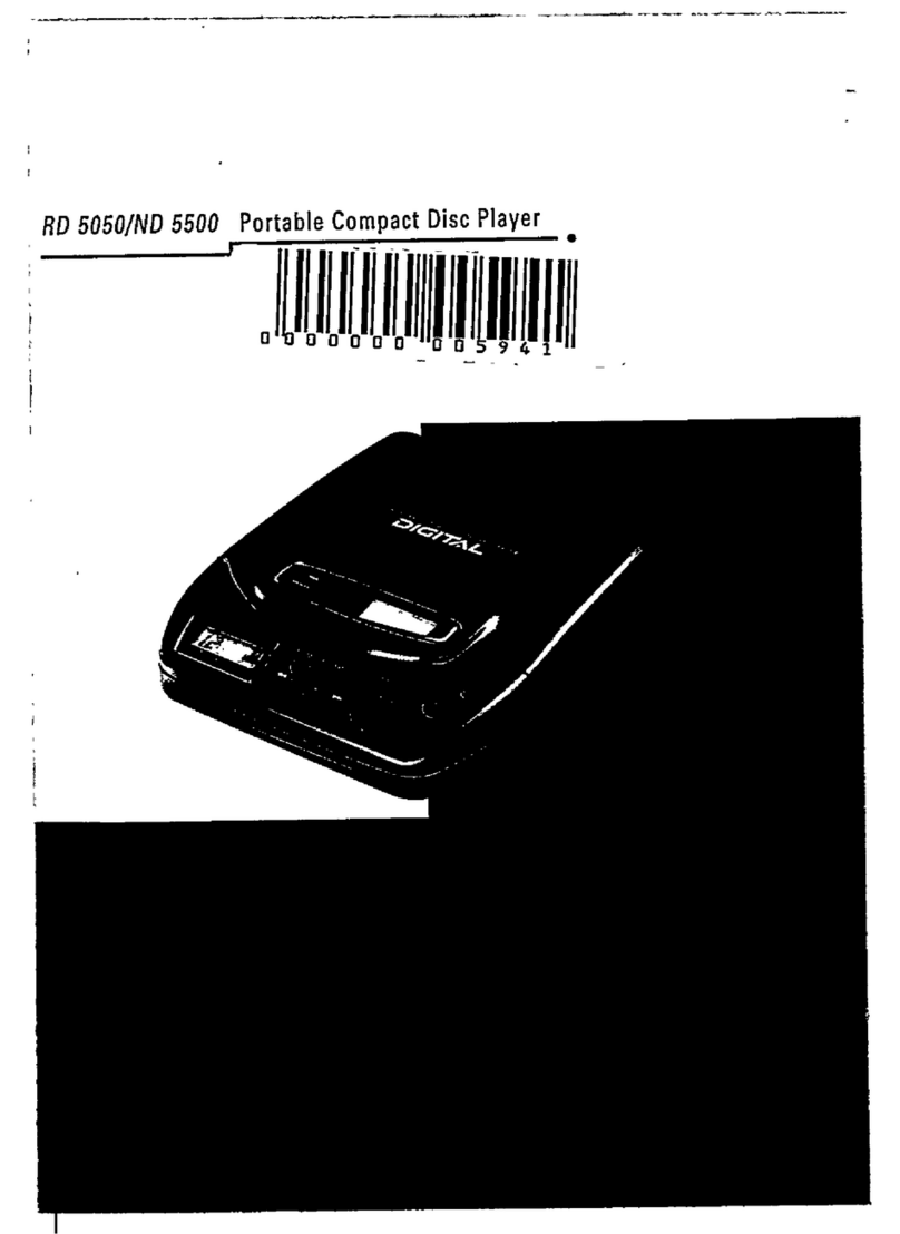 Philips ND 5500 User manual