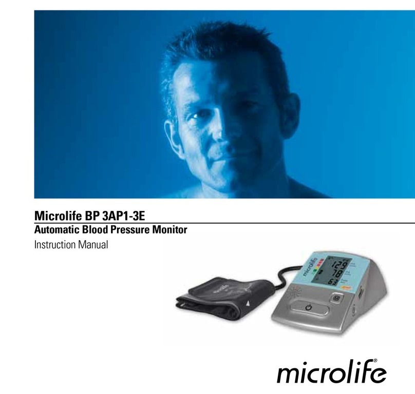 Microlife BP 3AP1-3E User manual Microlife BP 3AP1-3E User manual