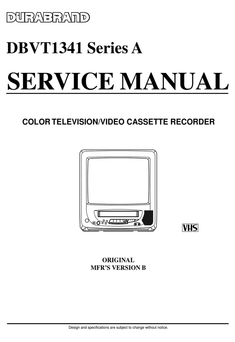 Durabrand DBVT1341 Service manual