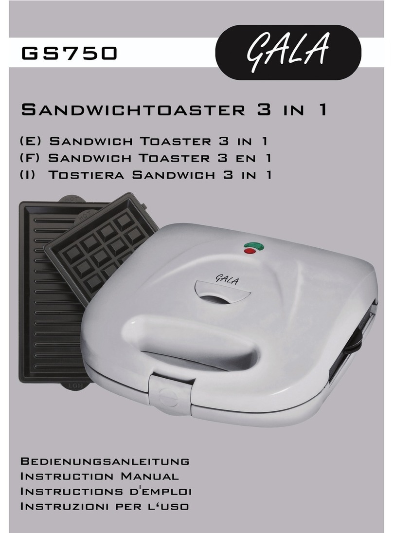 GALA GS750 instruction manual