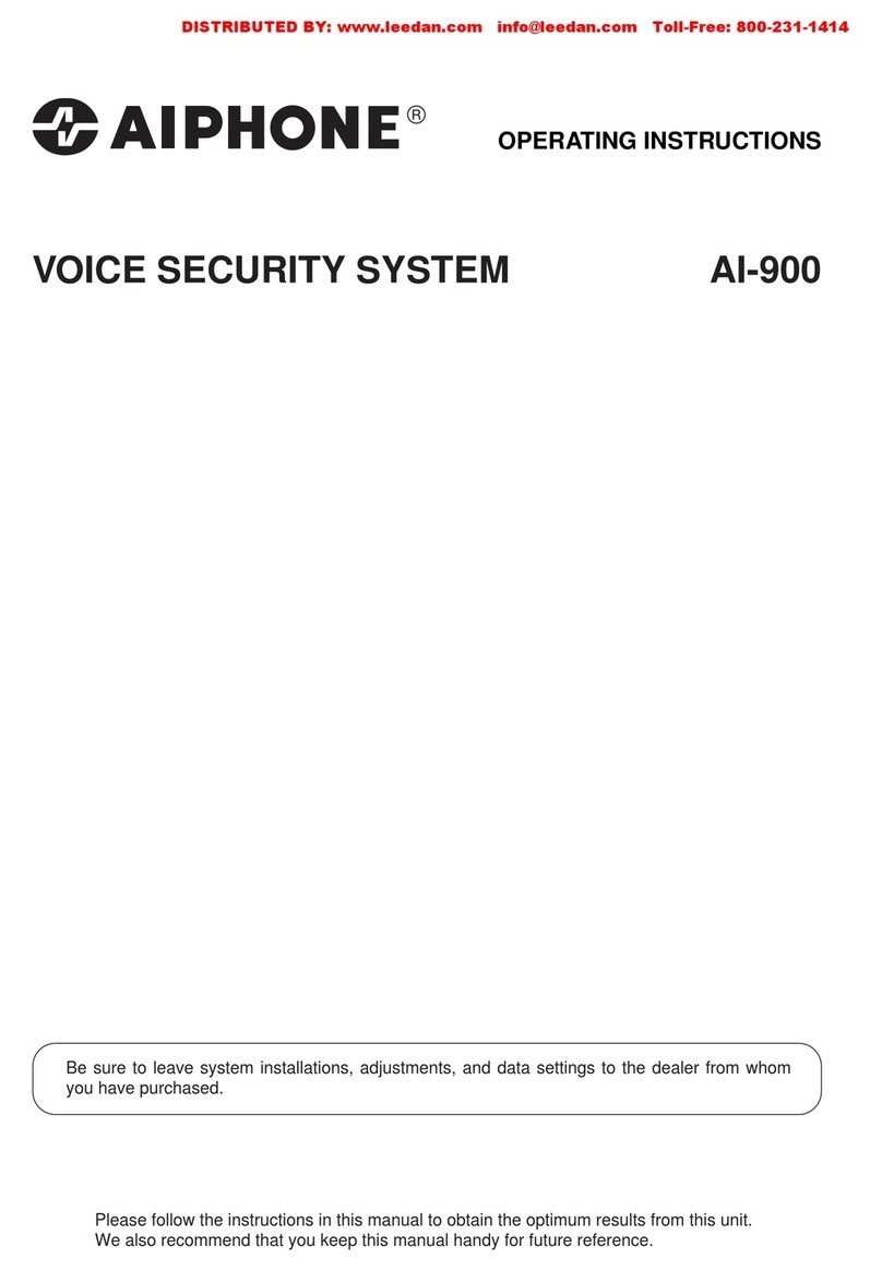 Aiphone AI-900 User manual