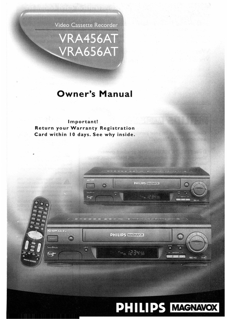 Philips VRA456AT User manual