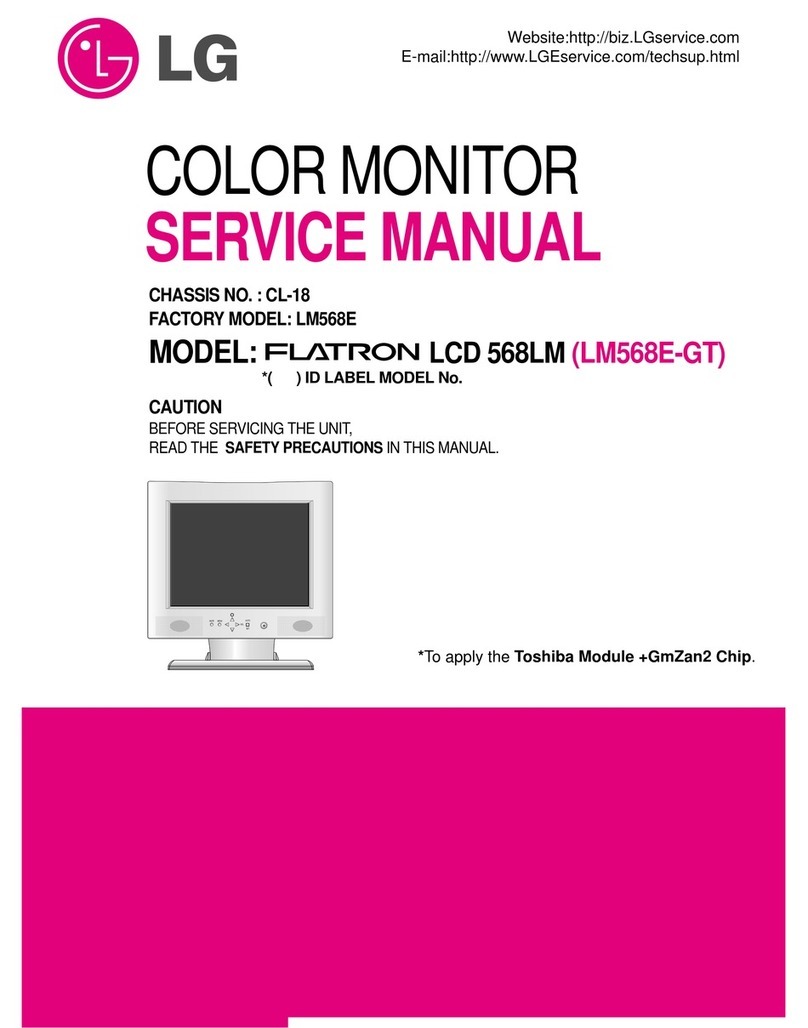 LG Flatron LM568E User manual