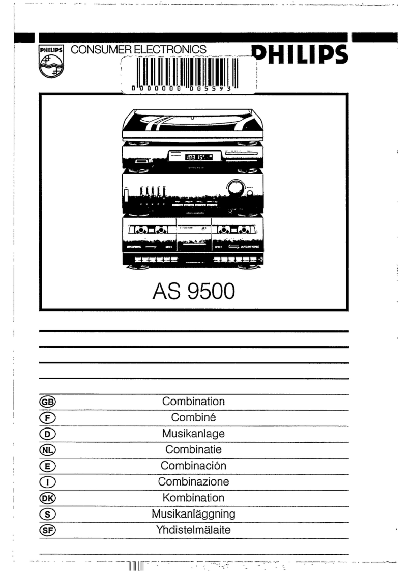Philips AS 9500 User manual
