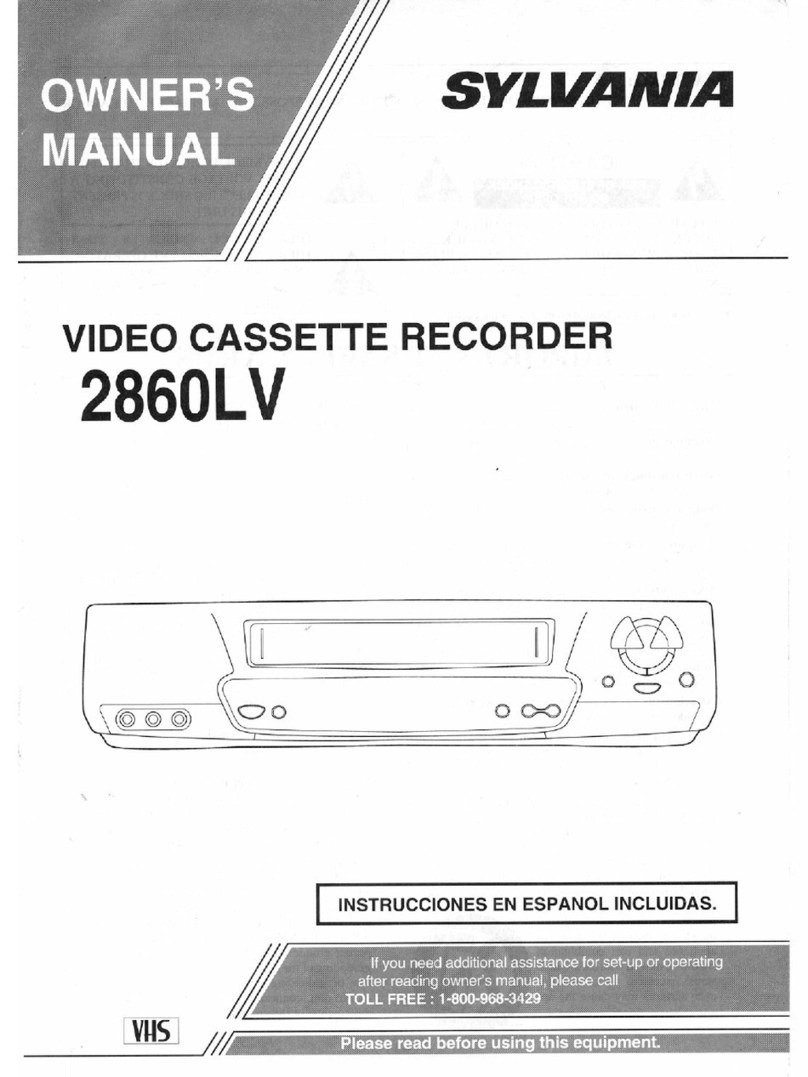 Sylvania 2860LV User manual