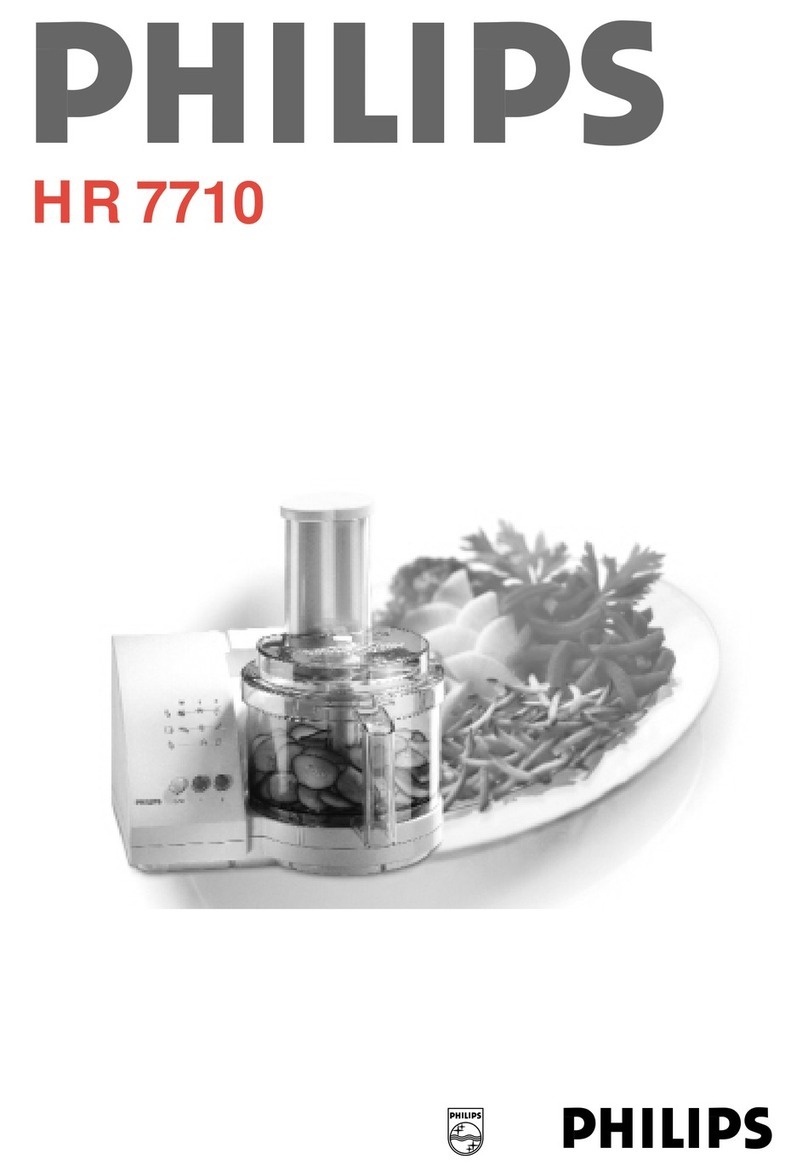 Philips HR 7710 User manual Philips HR 7710 User manual