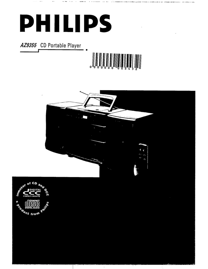 Philips AZ9355 User manual