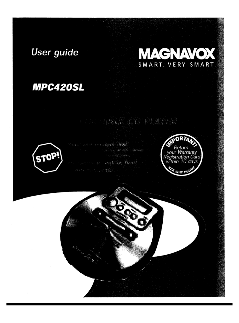Magnavox MPC420SL user guide