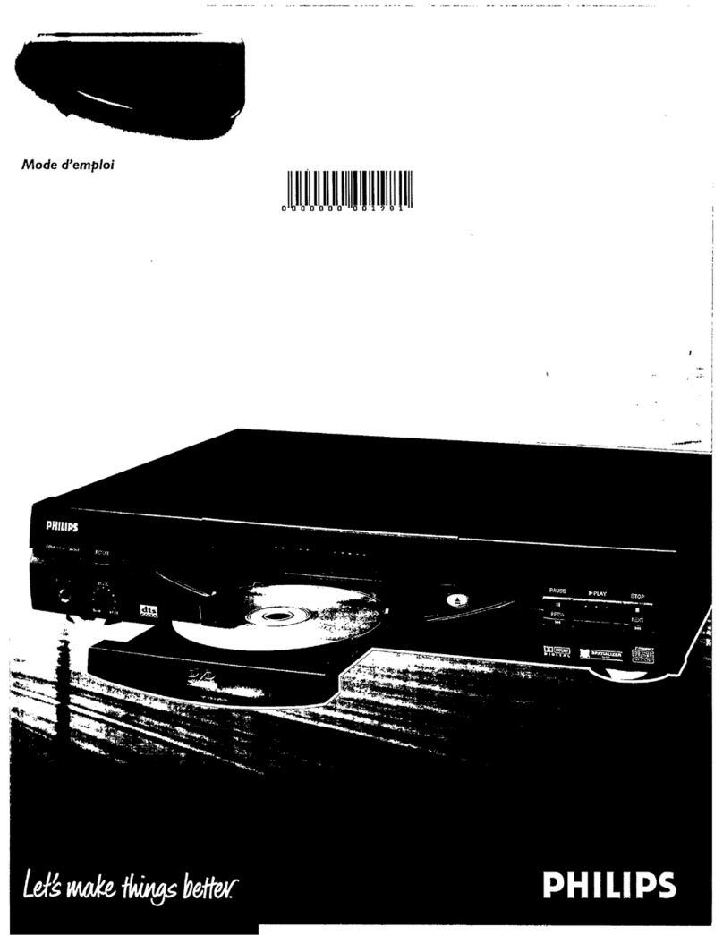 Philips DVD Player User manual