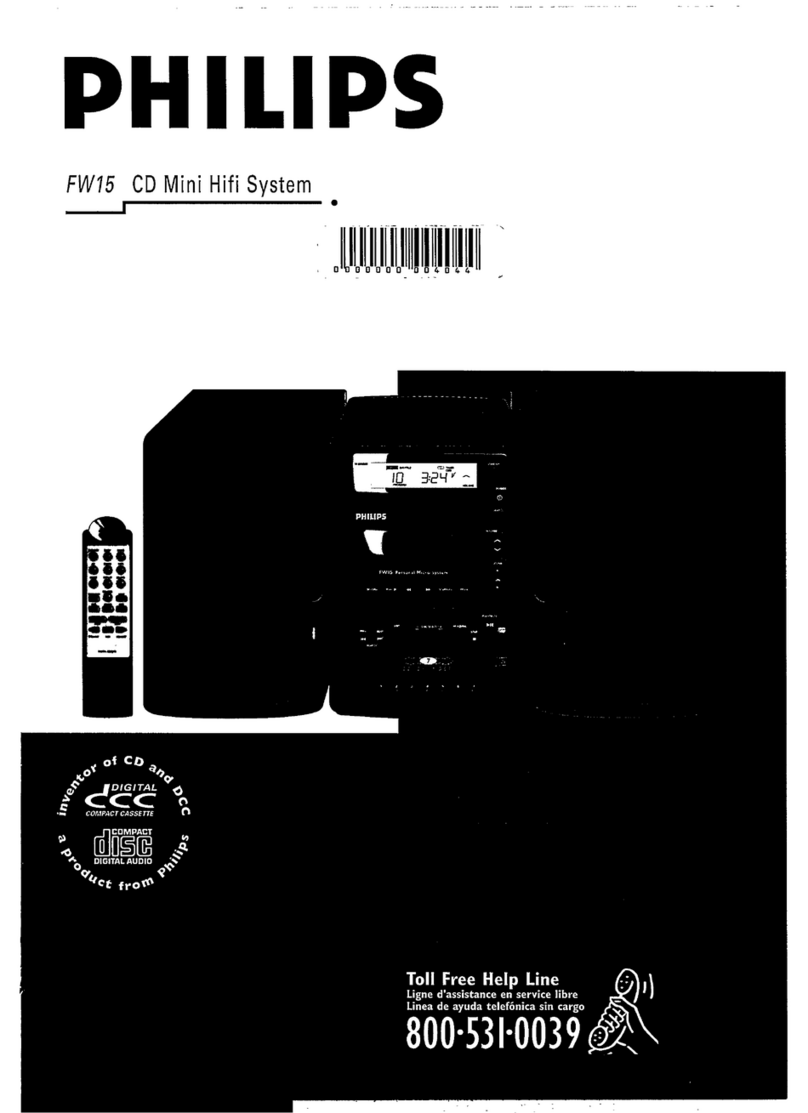 Philips FW15 manual