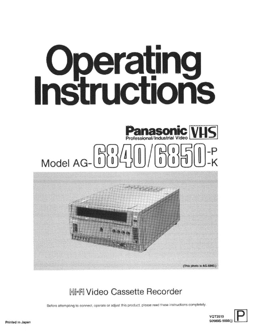 Panasonic AG-6840P User manual