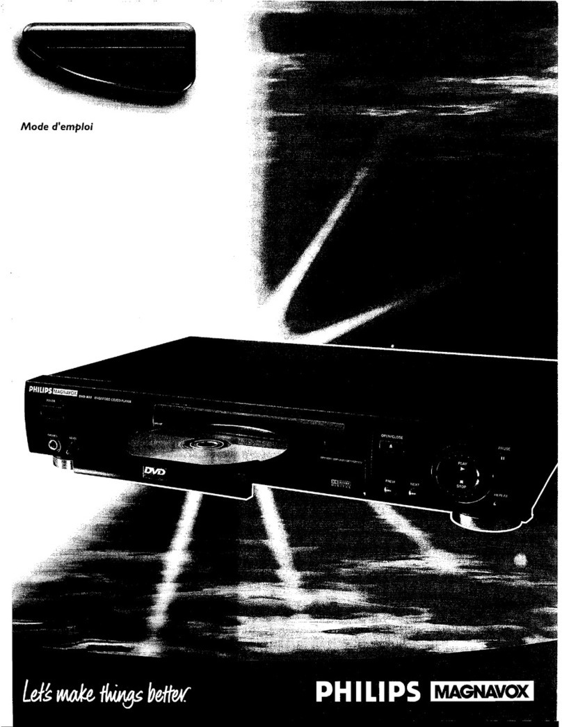 Philips/Magnavox Magnavox DVD Player Instructions for use