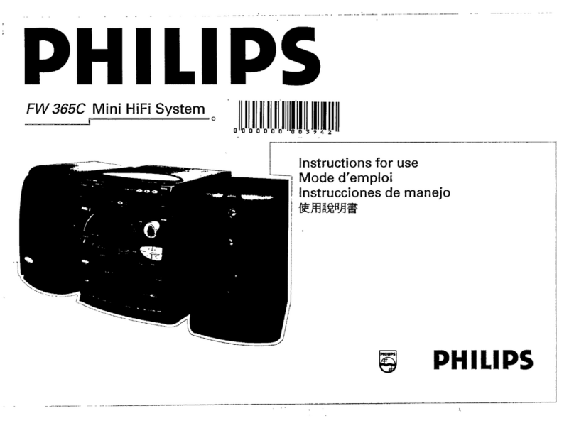 Philips FW 365C User manual
