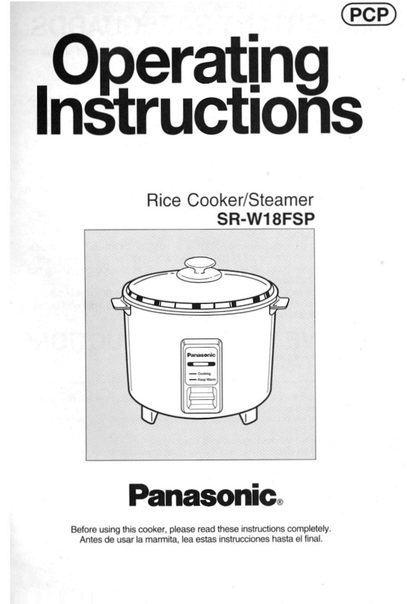Panasonic SR-W18FSP User manual Panasonic SR-W18FSP User manual