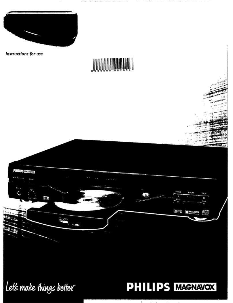 Philips/Magnavox Magnavox DVD Player Instructions for use