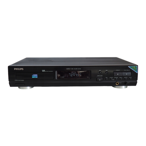 Philips CD722 User manual Philips CD722 User manual