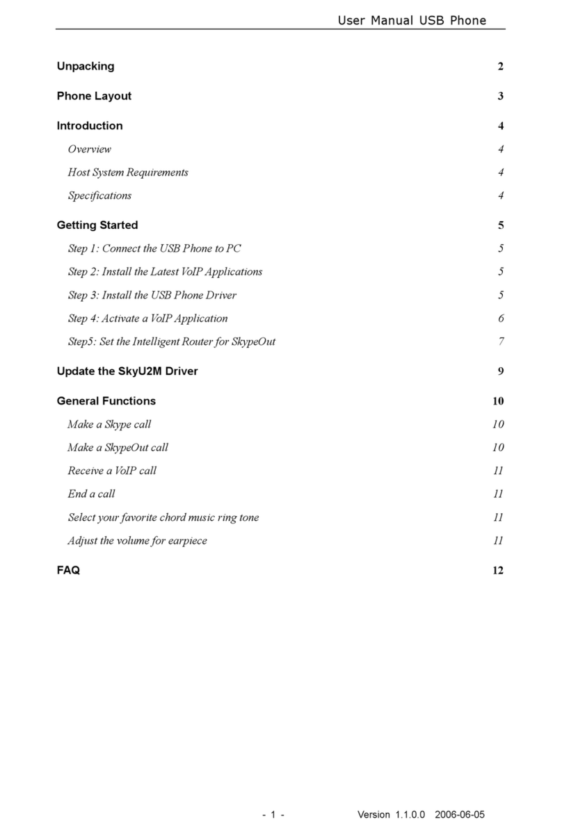 BeyondTel USB Phone user manual