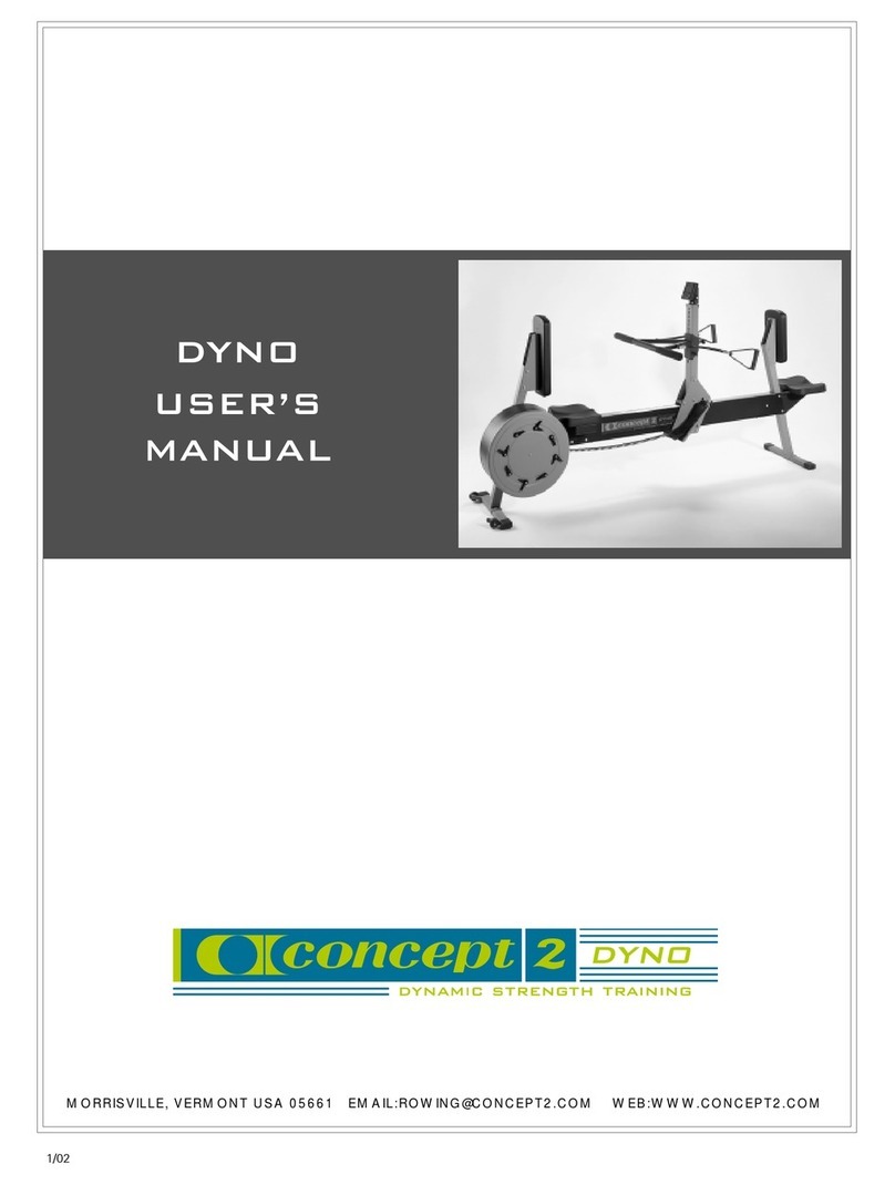Concept2 Dyno user manual