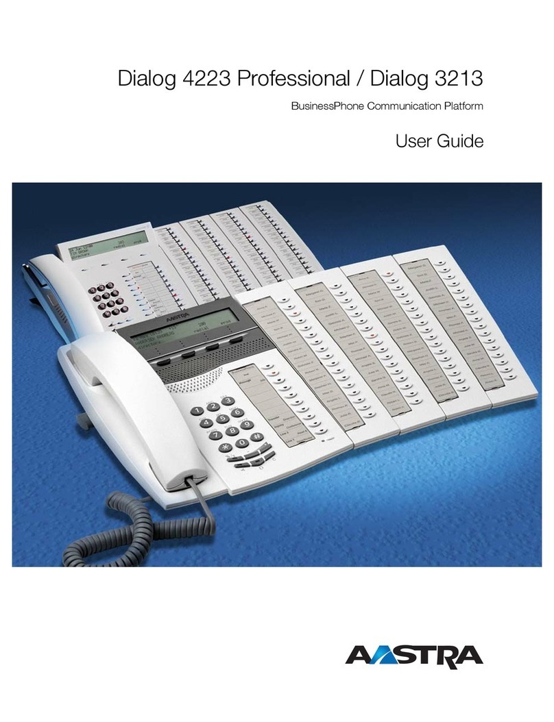 Aastra DIALOG 4223 PROFESSIONAL User manual