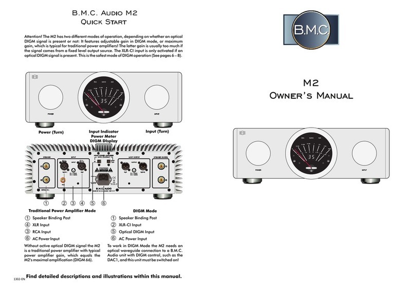 B.M.C. M2 owner's manual