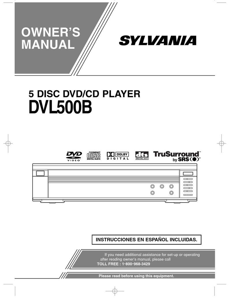 Sylvania DVL500B User manual