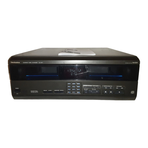 Technics SLMC7 - COMPACT DISC CHANGER User manual