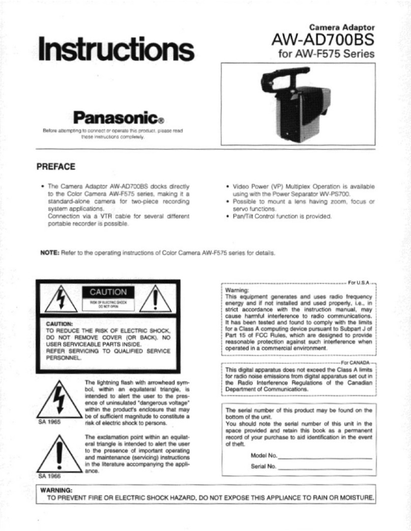 Panasonic AW-AD700BS instructions