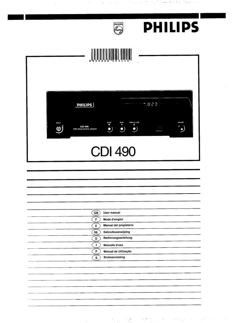 Philips CDI 490 user manual