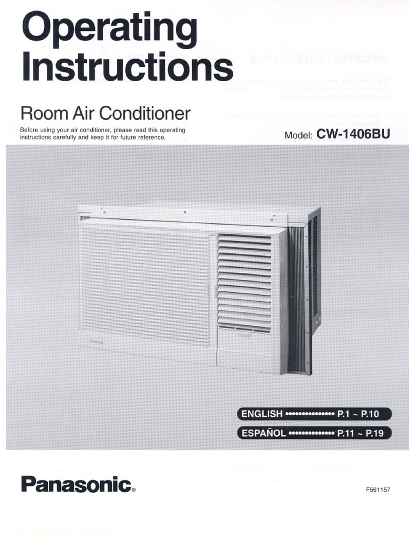 Panasonic CW-1406BU User manual