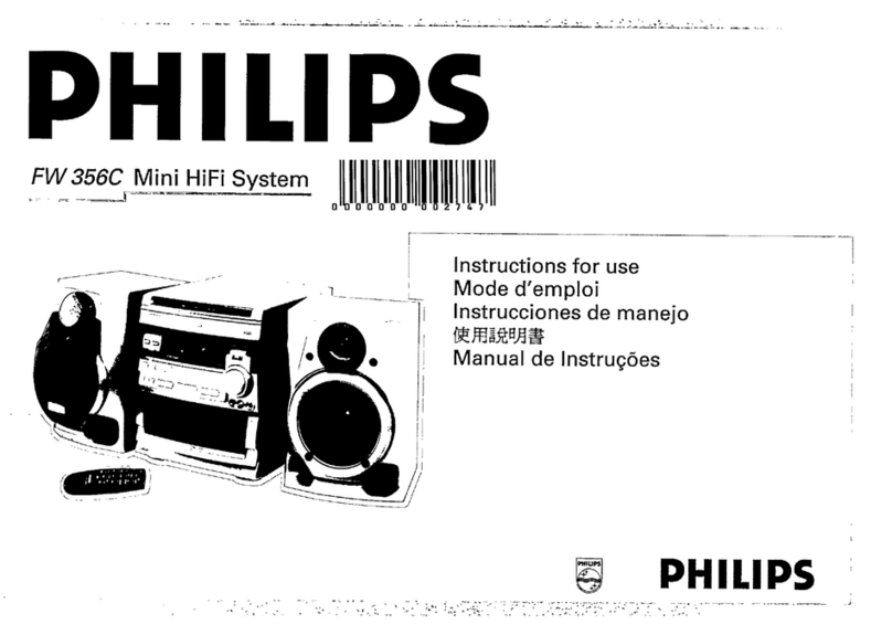 Philips FW 356C User manual