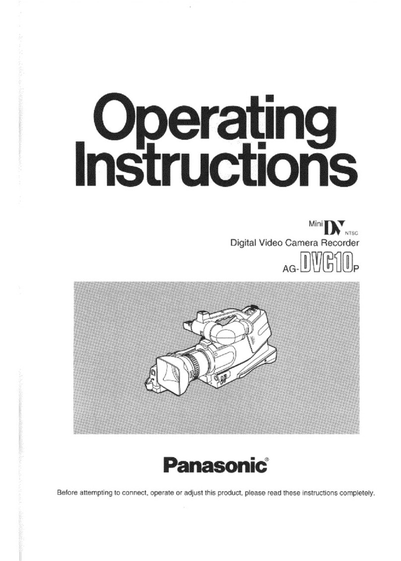 Panasonic AG-DVC10P operating instructions