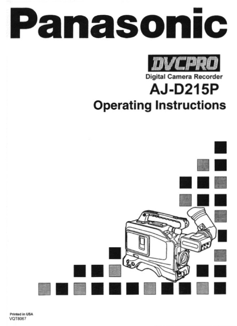Panasonic AJ-D215P User manual