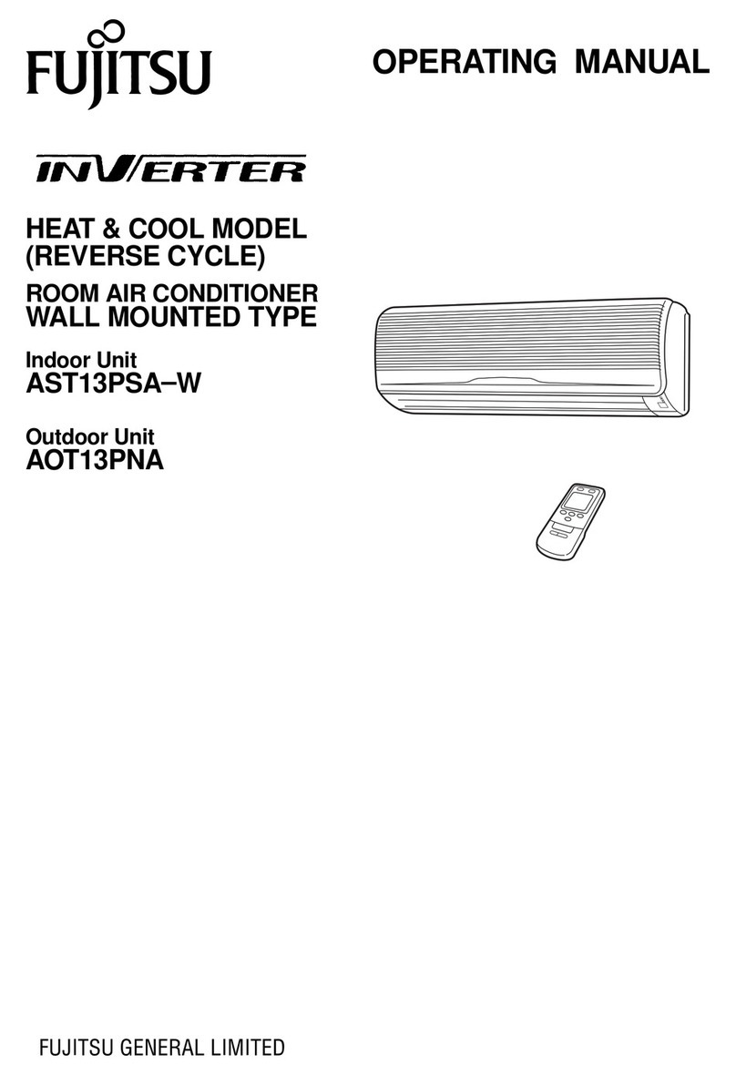 Fujitsu AST13PSA-W User manual