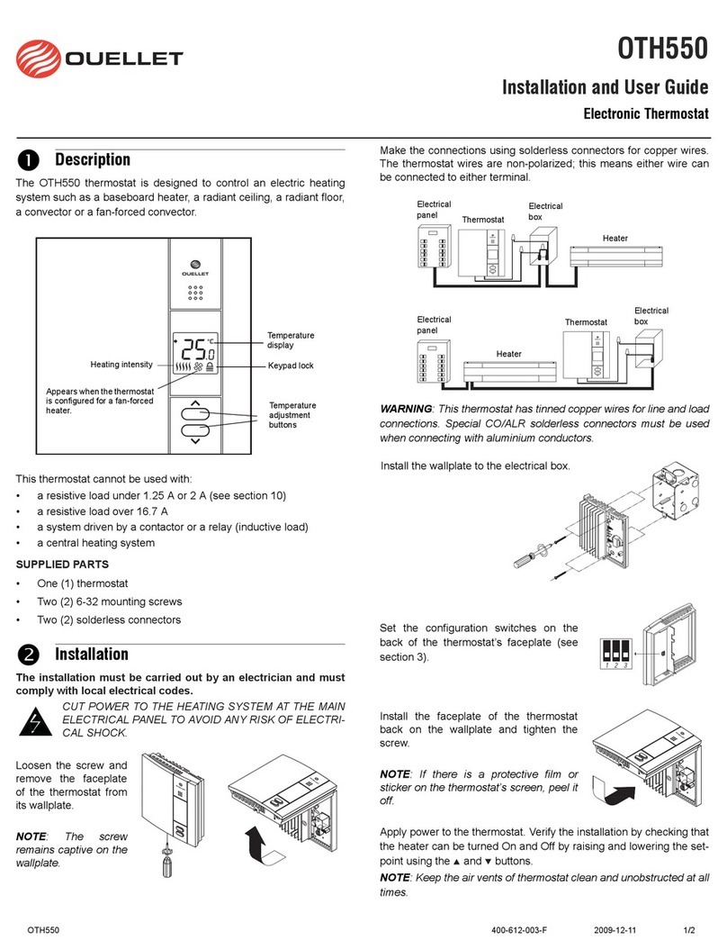Ouellet OTH550 User manual