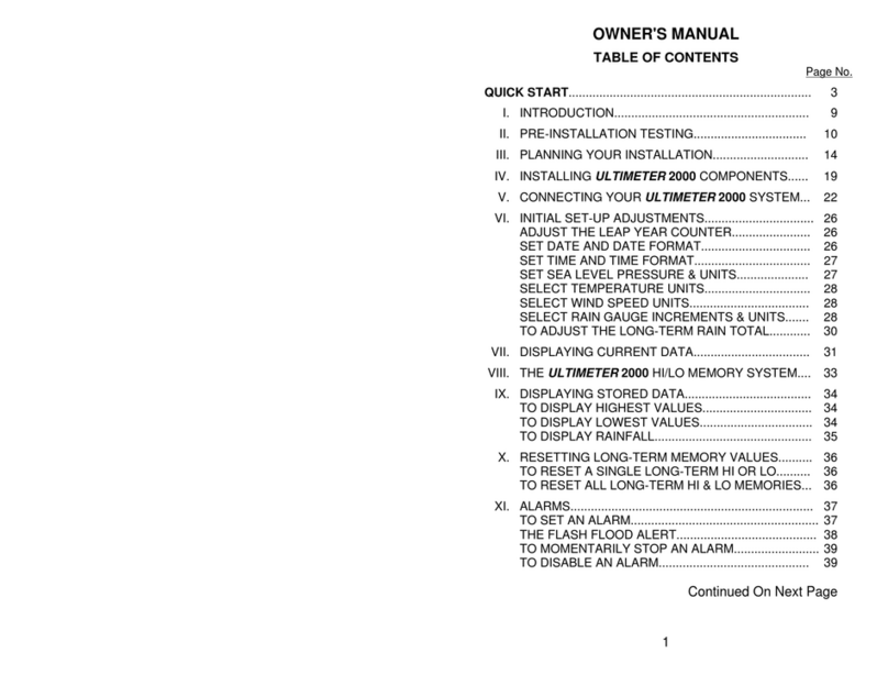 Peet Bros Ultimeter 2000 owner's manual