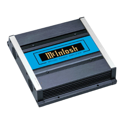 McIntosh MCC222 User manual