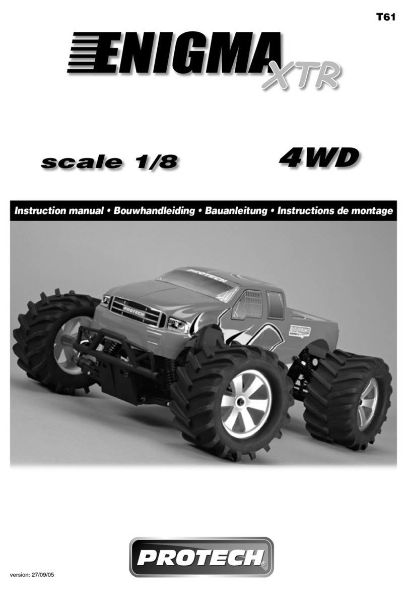 protech Enigma XTR Scale 1/8 4WD User manual