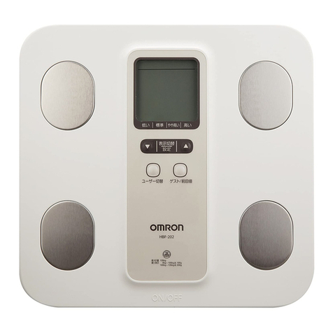Omron HBF-202 instruction manual