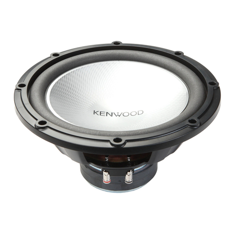 Kenwood Subwoofer User manual
