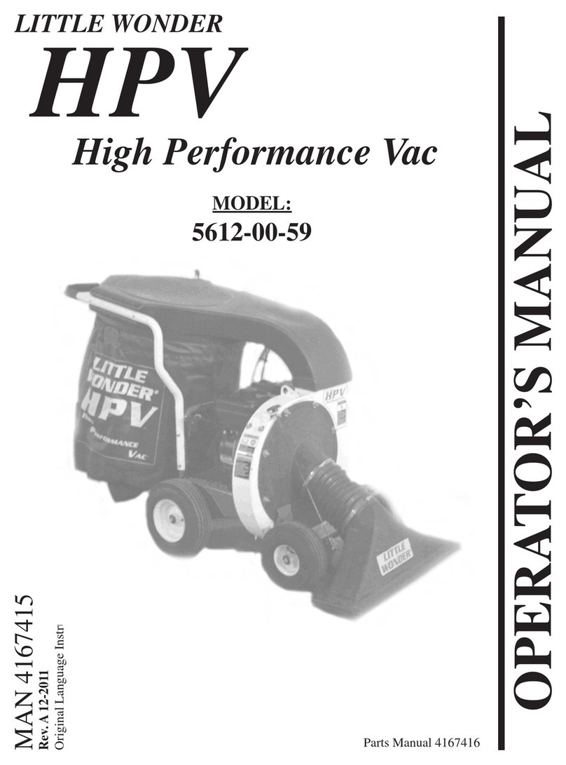 Little Wonder Little Wonder HPV 5612-00-59 Operator's manual
