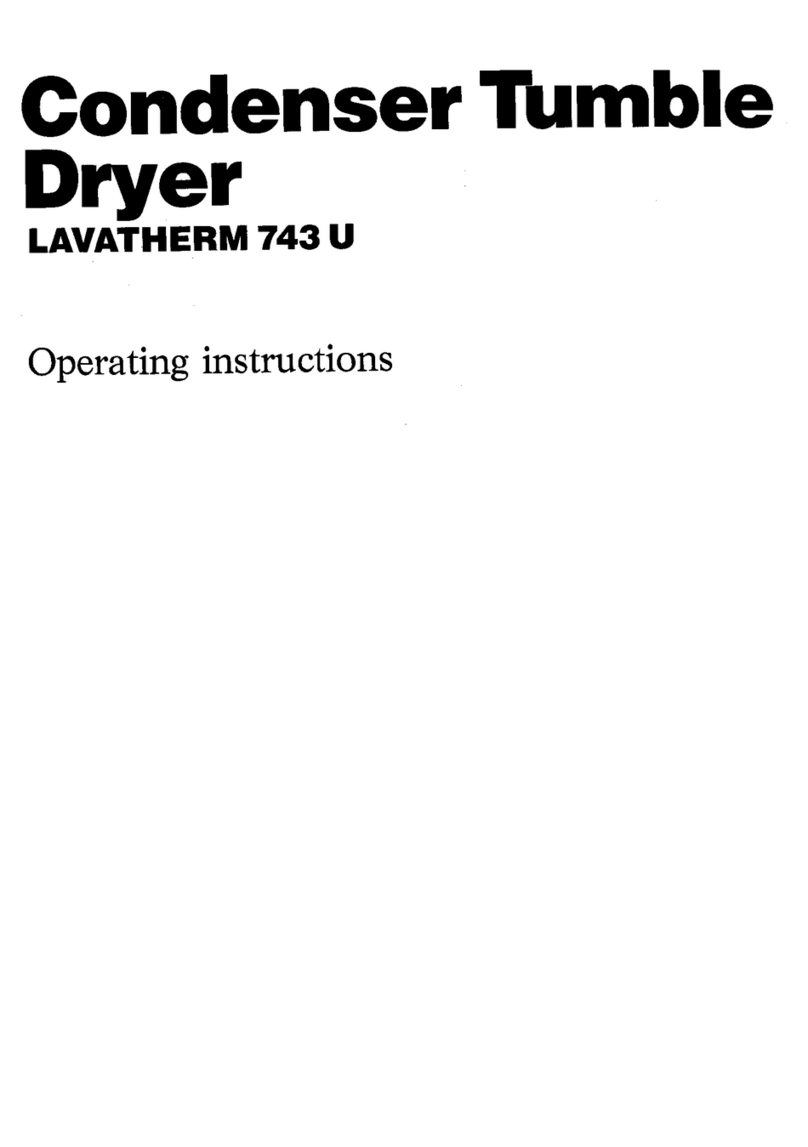 AEG LAVATHERM 743 U operating instructions AEG LAVATHERM 743 U operating instructions