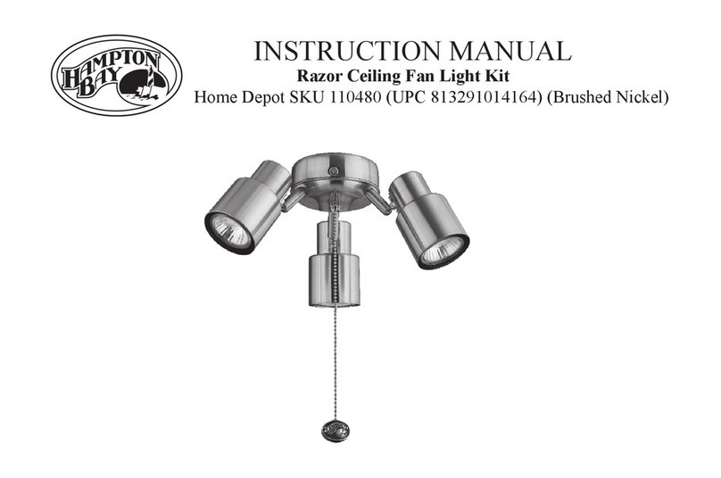 HAMPTON BAY Razor instruction manual