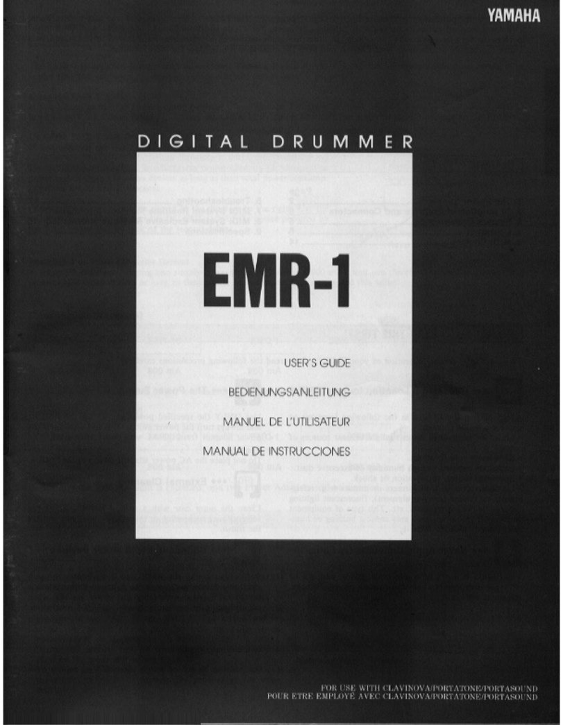 Yamaha EMR-1 User manual