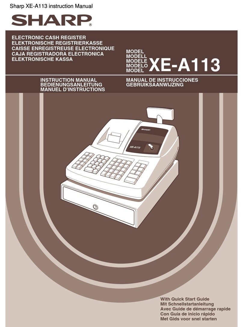 Sharp XE-A113 instruction manual