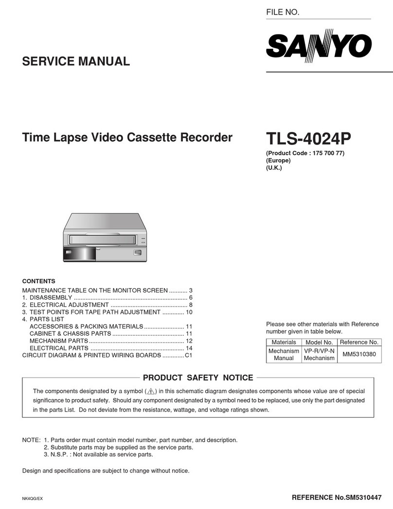 Sanyo TLS-4024P User manual