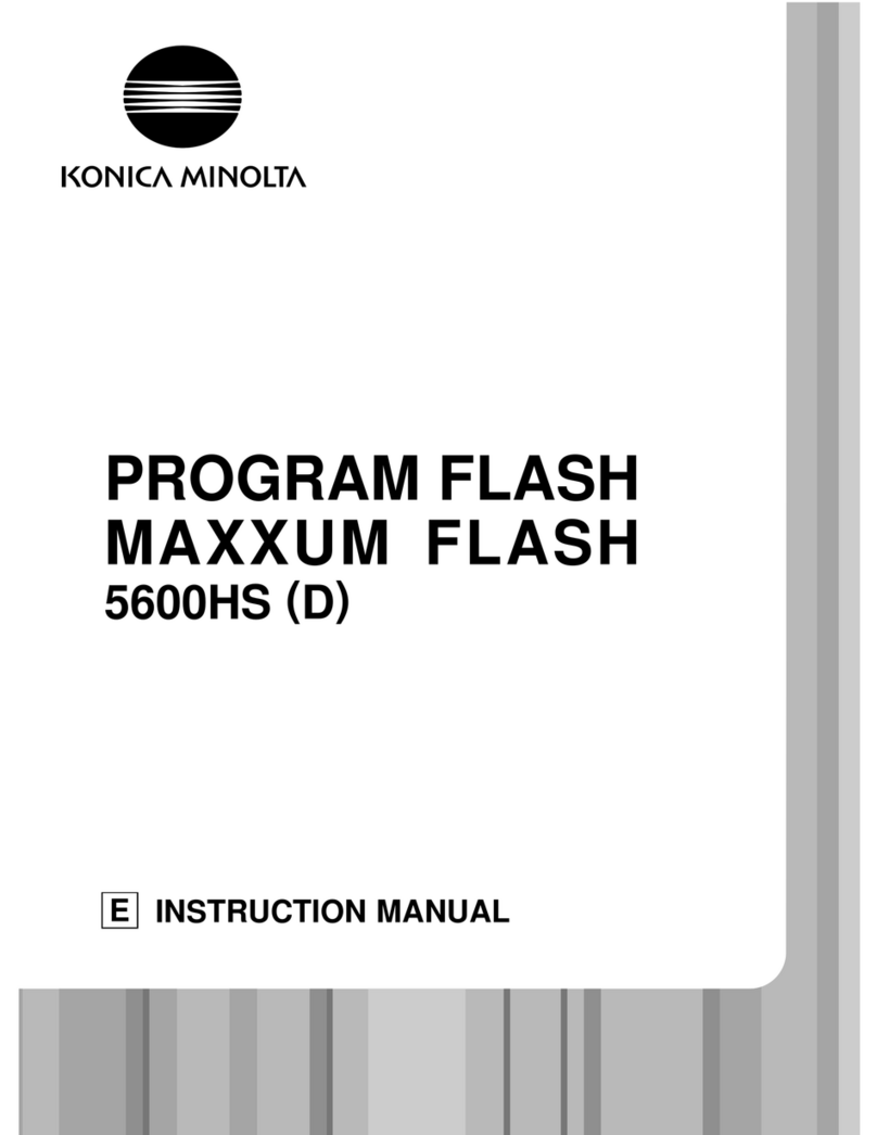 Konica Minolta MAXXUM FLASH 5600HS (D) instruction manual